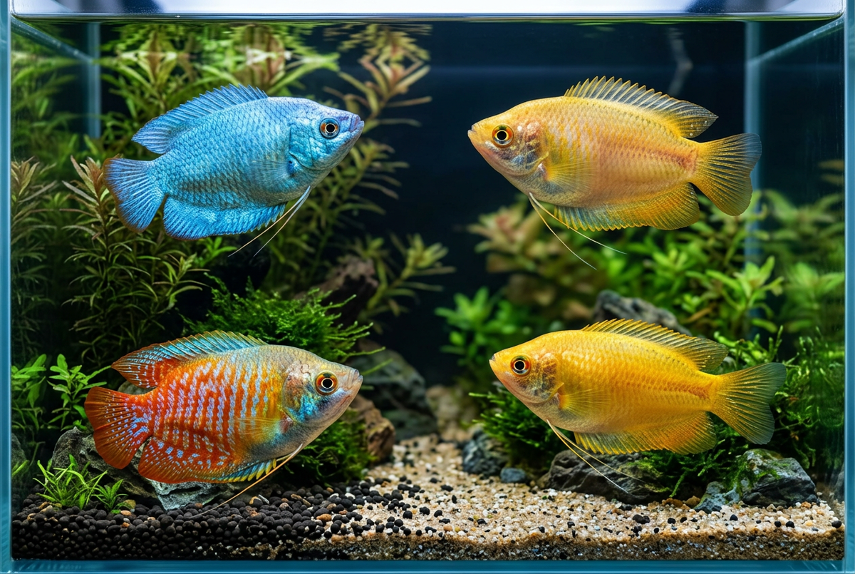 Assorted Gourami