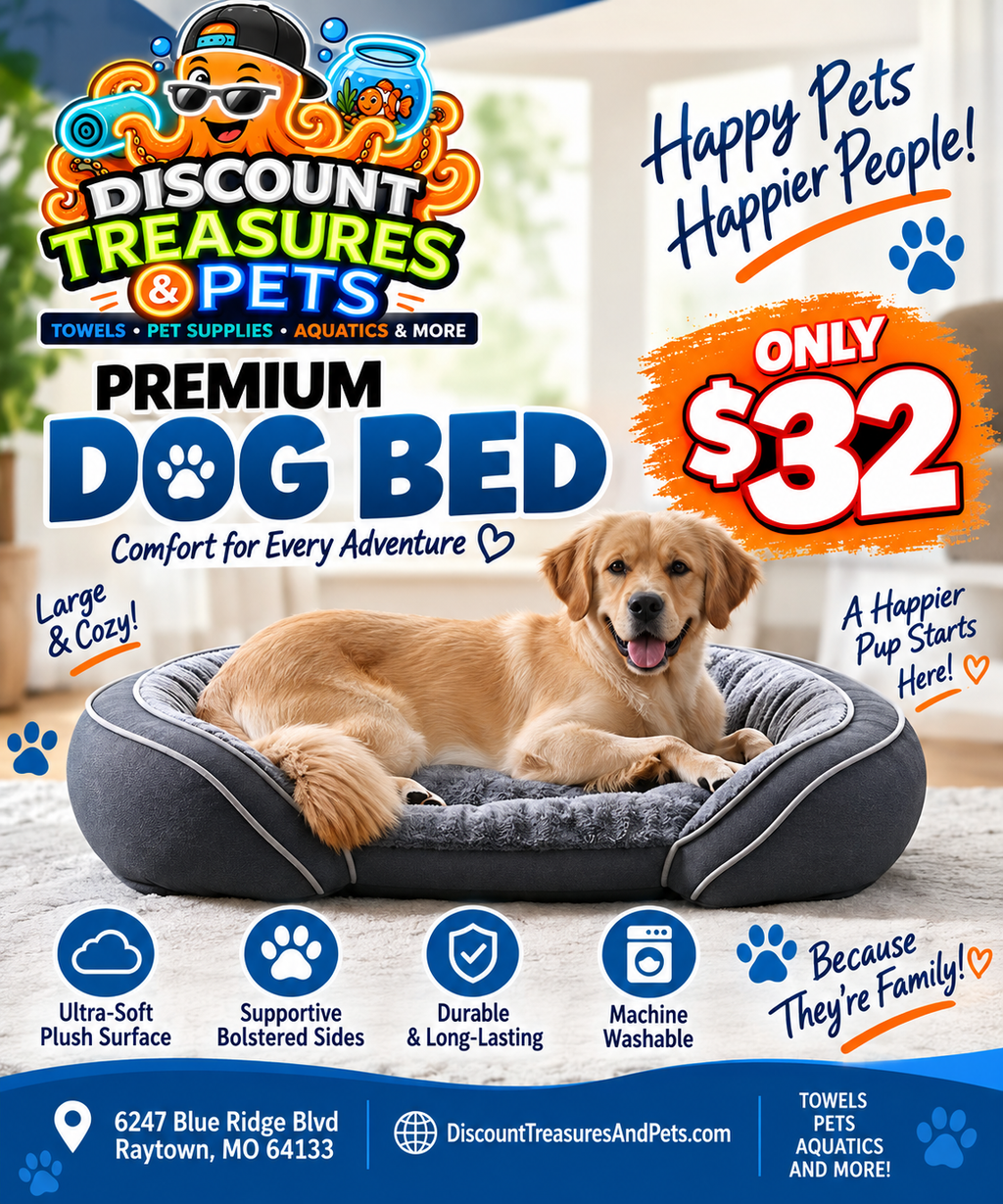 Premium Dog Bed – Comfort for Every Adventure